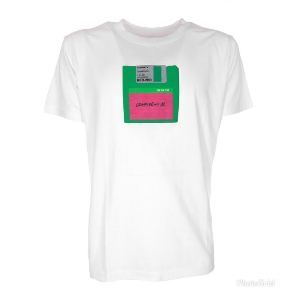 Marcelo Burlon Floppy Disk 💾 T-Shirt RARE!!!